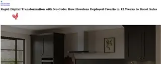 Preview of the Howdens Case Study