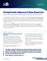 Preview of the Integrated Healthcare Association Case Study
