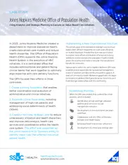 Preview of the Johns Hopkins Medicine Case Study