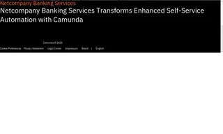 Preview of the Netcompany Banking Service Case Study