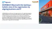 Preview of the HORNBACH Baumarkt AG Case Study