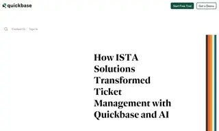 Preview of the ISTA Solutions Case Study