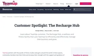 Preview of the The Recharge Hub Case Study