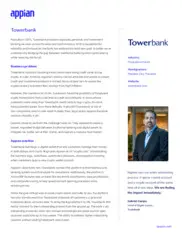 Preview of the Towerbank Case Study