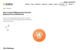 Preview of the Large Folding Carton Converter Case Study