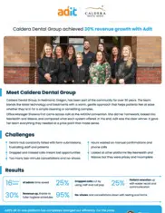 Preview of the Caldera Dental Group Case Study