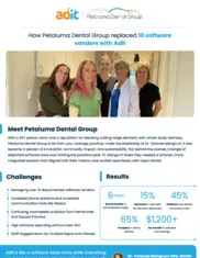 Preview of the Petaluma Dental Group Case Study