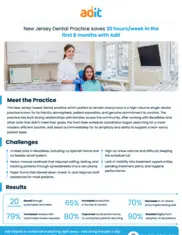 Preview of the New Jersey-Based Dental Practice Company Case Study