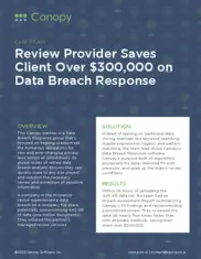 Preview of the Data Breach Response Group Case Study