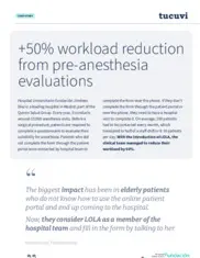 Preview of the Hospital Universitario Fundación Jiménez Diaz Case Study