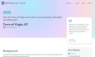 Preview of the Town of Virgin, UT Case Study