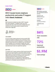 Preview of the BDO Canada Case Study