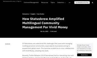 Preview of the Vivid Case Study