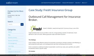 Preview of the Fresh! Insurance Services Group Case Study