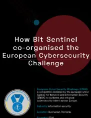 Preview of the European Cyber Security Challenge (ECSC) Case Study