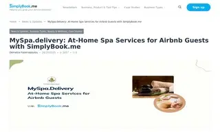 Preview of the MySpa.delivery Case Study