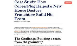 Preview of the House Doctors Franchisee Case Study