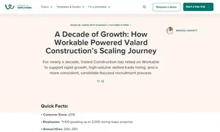 Preview of the Valard Construction Case Study