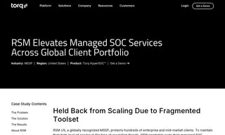 Preview of the RSM Case Study