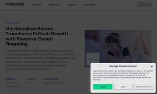 Preview of the Marshmallow Games Case Study