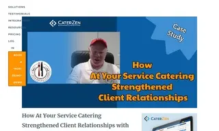 Preview of the At Your Service Catering Case Study