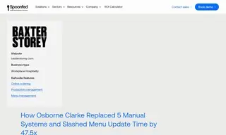 Preview of the BaxterStorey Case Study