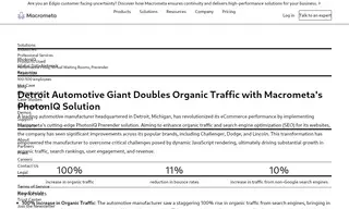 Preview of the Leading Automotive Manufacturer Case Study