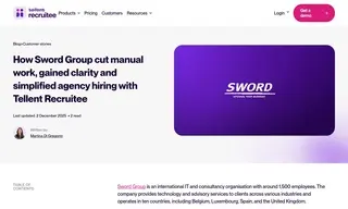 Preview of the Sword Group Case Study