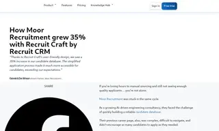 Preview of the Moor Recruitment Case Study