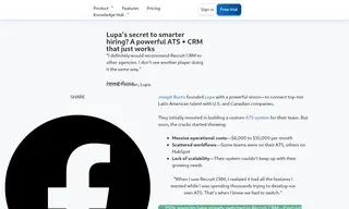 Preview of the Lupa Case Study