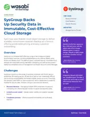 Preview of the SysGroup Case Study