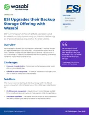 Preview of the ESI Technologies Case Study