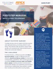 Preview of the Footstep Nursery Case Study