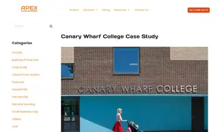 Preview of the Canary Wharf College Case Study