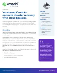 Preview of the Vancouver Canucks Case Study