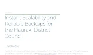 Preview of the Hauraki District Council Case Study