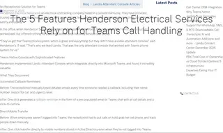 Preview of the Henderson Electrical Services Case Study