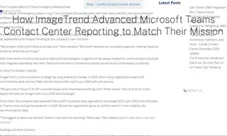 Preview of the ImageTrend Case Study