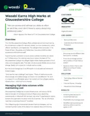 Preview of the Gloucestershire College Case Study