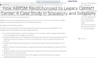 Preview of the ABRSM Case Study