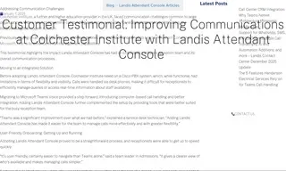 Preview of the Colchester Institute Case Study