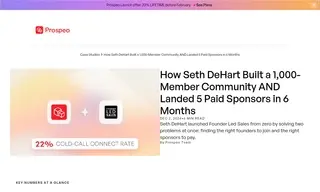 Preview of the Founder Led Sales Case Study