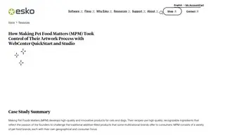 Preview of the Making Pet Foods Matters (MPM) Case Study