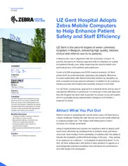 Preview of the UZ Gent Case Study