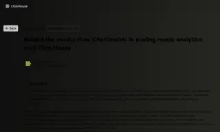 Preview of the Chartmetric Case Study