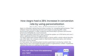 Preview of the Aegro Case Study