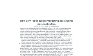 Preview of the Semparar Case Study