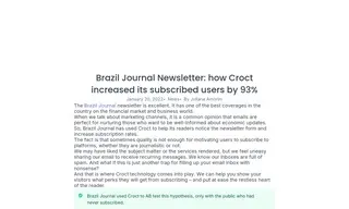 Preview of the Brazil Journal Case Study