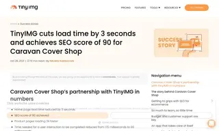 Preview of the Caravan Cover Shop Case Study