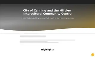 Preview of the City of Canning Case Study
